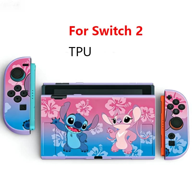 Guscio Protettivo in TPU a 2 Colori per Nintendo Switch 2, Cover Protettiva Morbida per Switch 2