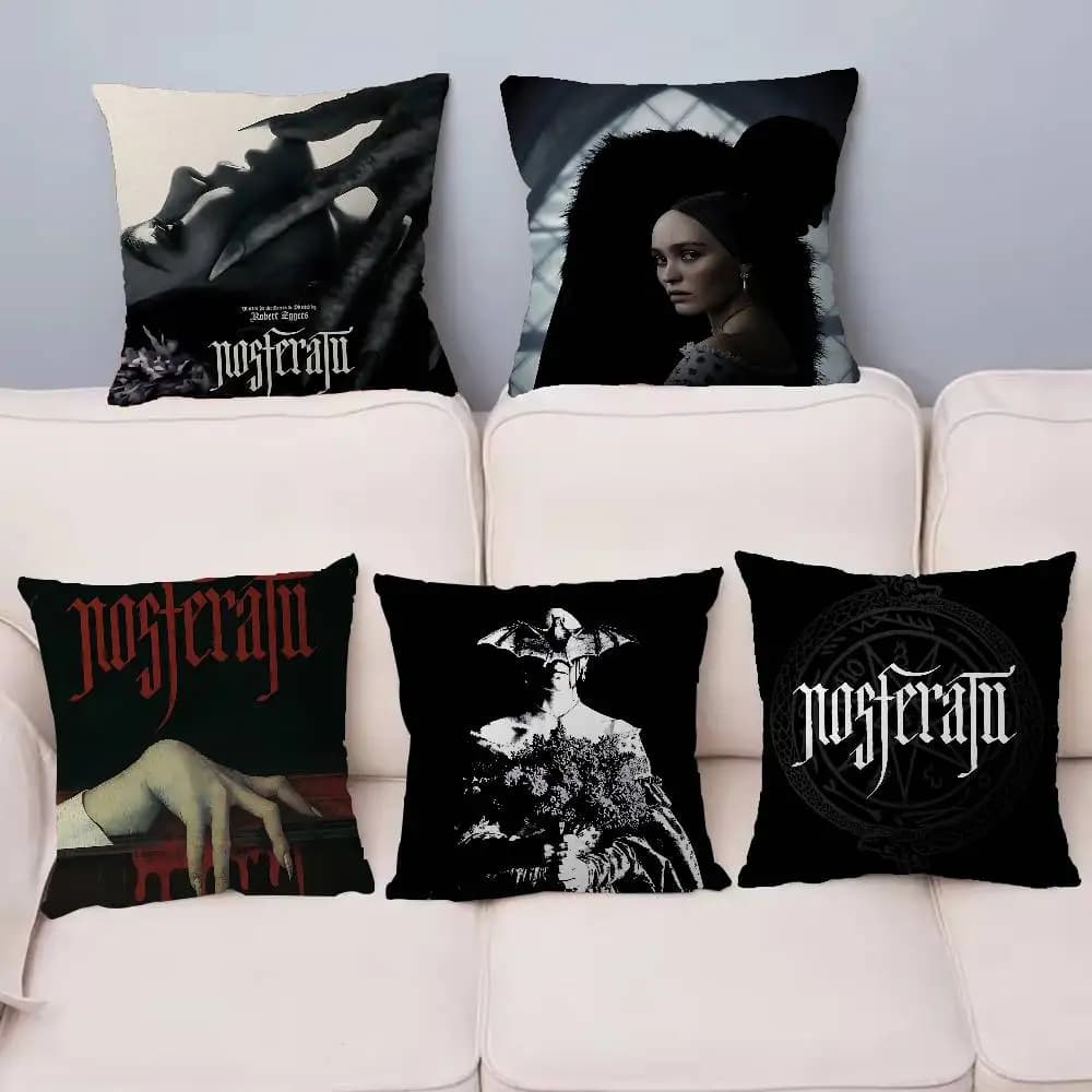 Horror Movie Nosferatu Vampire Cushion Cover Polyester Sofa Cushions Decorative Throw Pillows Home Decoration Pillowcover