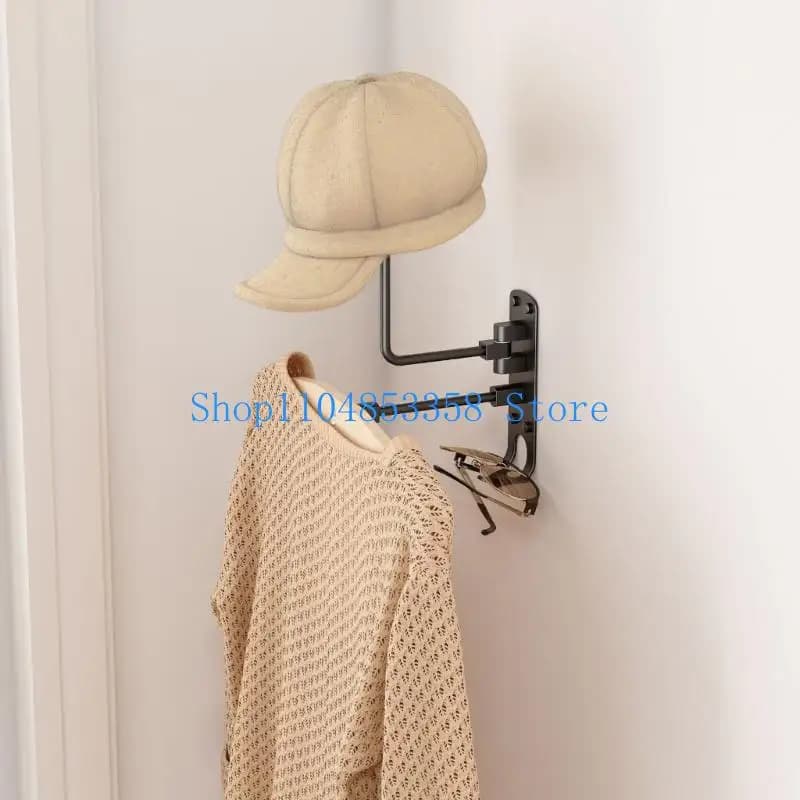652F Helmet holder, Metal bracket Wall coat hanger for jackets, hats, Multifunctional organizers for helmet holders