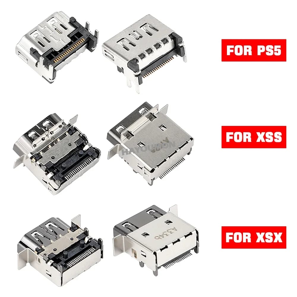 Porta di Ricambio HDMI Compatibile per Xbox Series S, Connettore Interfaccia Socket per Xbox Series X, Accessori e Ricambi per Console PS5
