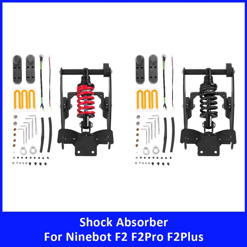 Kit Sospensione Posteriore Ammortizzatore per Monopattino Elettrico Ninebot F2 F2Pro F2Plus - Ricambio Durevole per Assorbimento Urti e Riparazione
