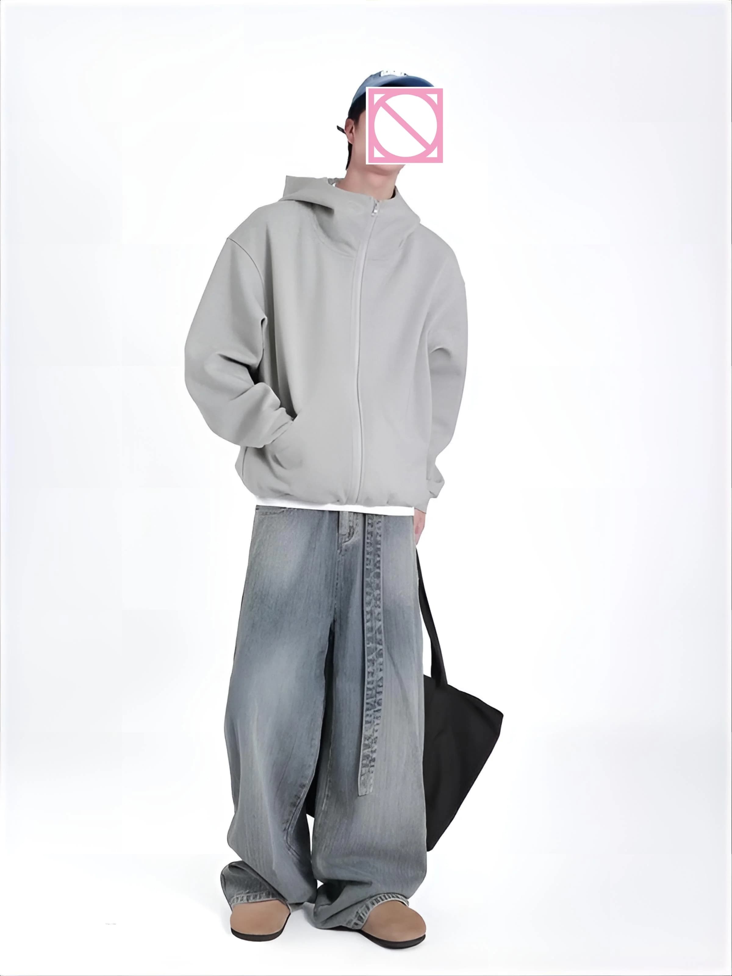Felpe con Cappuccio da Uomo con Zip Citylife Plus-Size Traspiranti in Camoscio Invernali Semplici con Zip a Quarto Bestseller Gotico Bianco Autentico Top