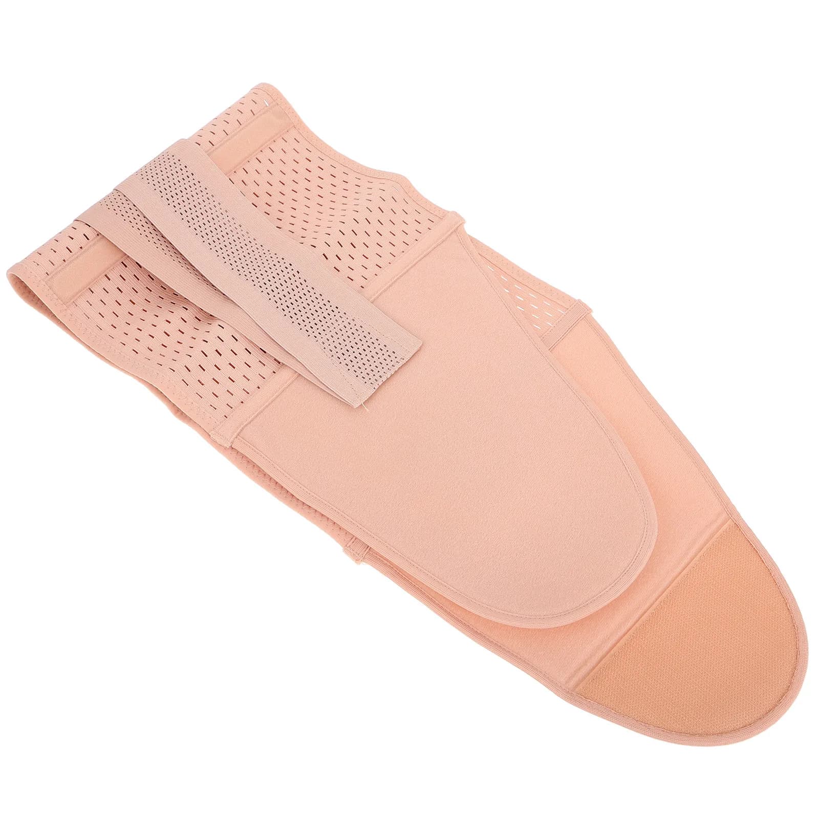 Postpartum Belly Binder Adjustable Waist Support Belt Breathable Abdominal Wrap for Faster Recovery and Back Support