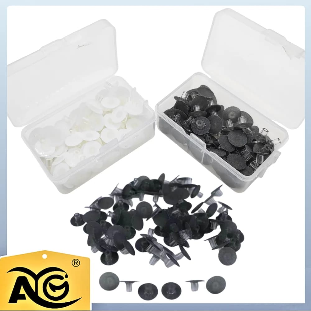 AG 100pcs Dental Composite Finishing Polishing Discs Composite Finishing Disc Teeth Whitening Material Dentistry Polisher