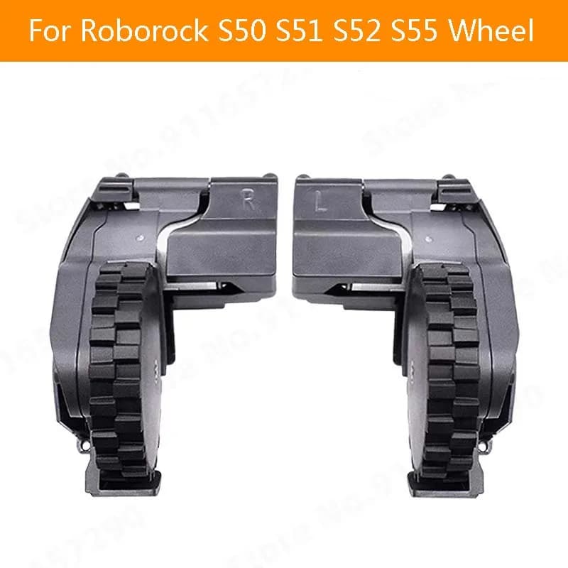 Ruote originali sinistra e destra per Roborock S50 S51 S52 S55 Parti di ricambio del modulo da viaggio Accessori per robot spazzanti