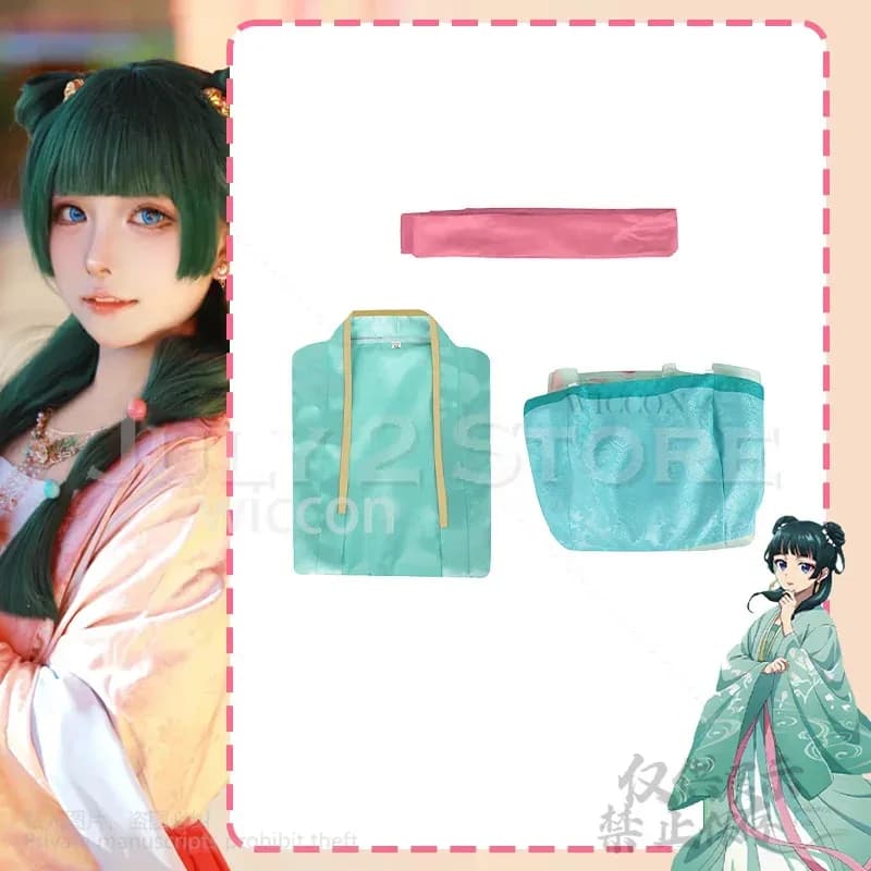 CosplayAnime The Apothecary Diaries Mao Stagione 2 Cosplay Maomao Anime Stili cinesi Abito uniforme Gres;3'c,5.y;8'v,