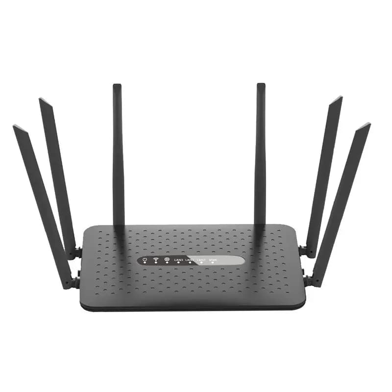 Router Wi-Fi A29F-1200Mbps con 6 Antenne, Router Wireless 2.4G&5Ghz, Modalità AP/Dial, Ripetitore Wi-Fi per Casa e Azienda