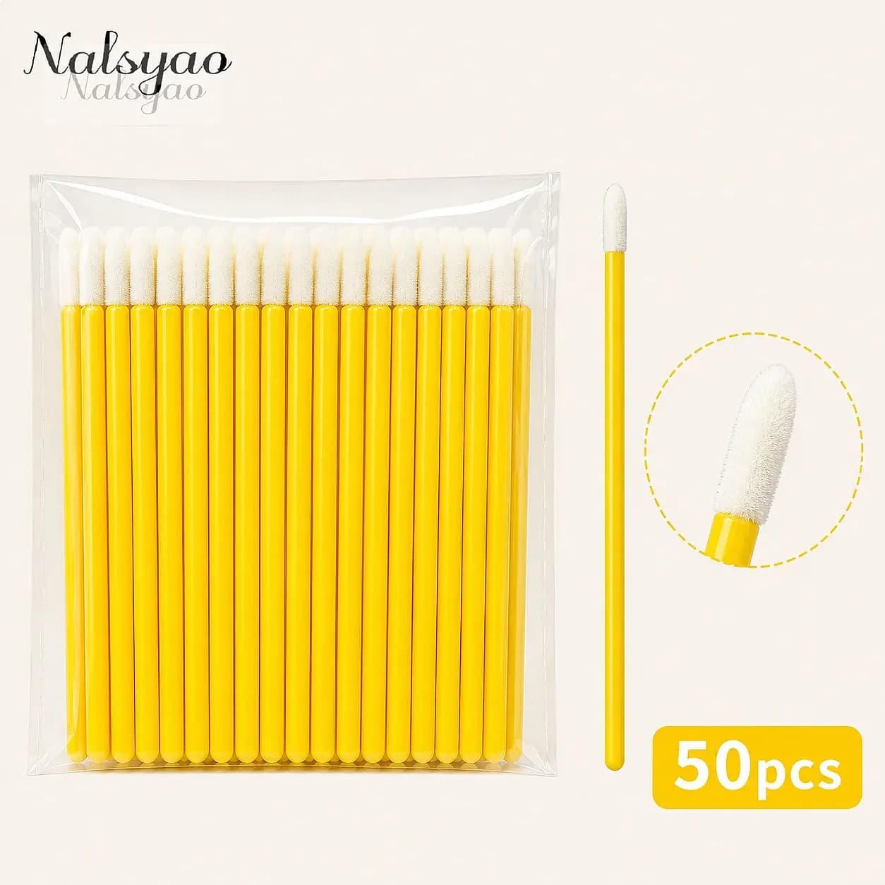 50/500PCS Disposable Mascara Applicator Lipstick Wands Eyelash Extension Makeup Brushes Cosmetic Tools