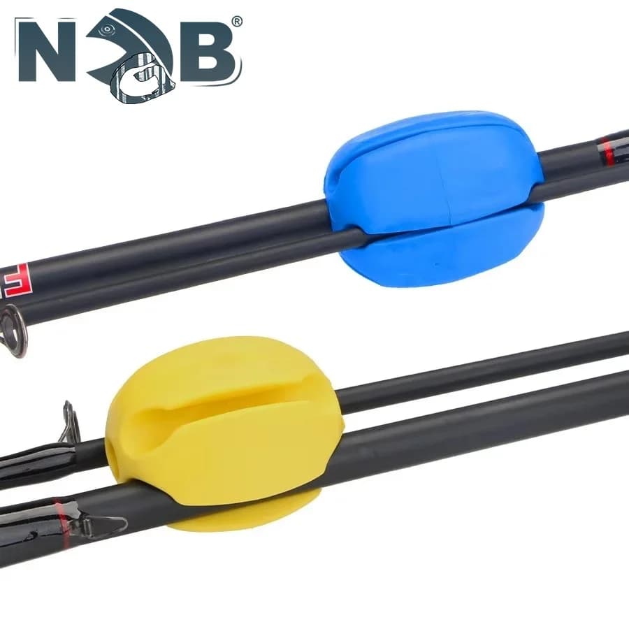 NGB 1PC Fishing Rod Fixed Silicone Antique Protection Rear Cane Clip Durable Carp Fishing Rod Accessories