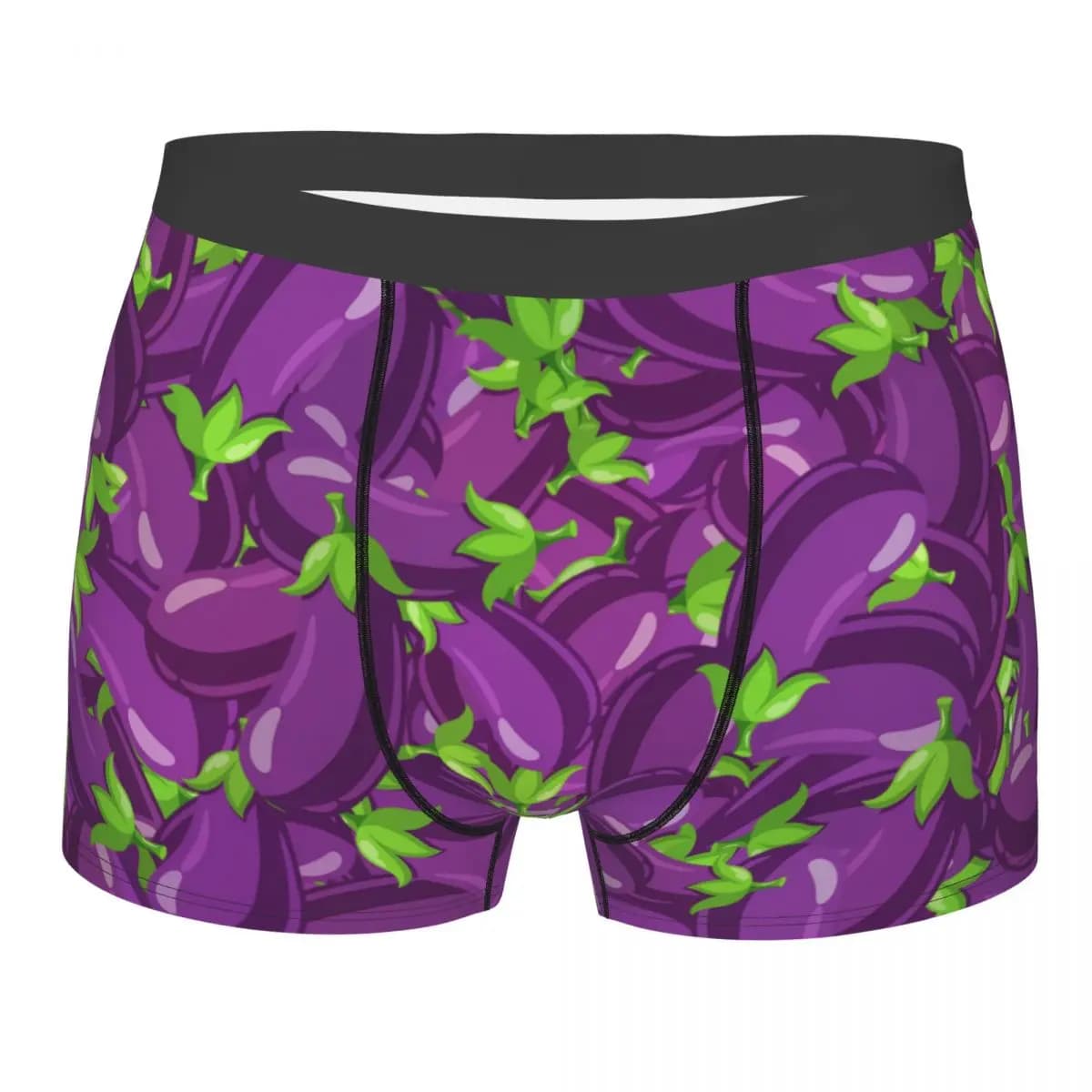 Modello melanzana San Valentino Biancheria intima personalizzata Regalo di nozze maschile per il marito Boxer Mutandine Slip Mutande morbide