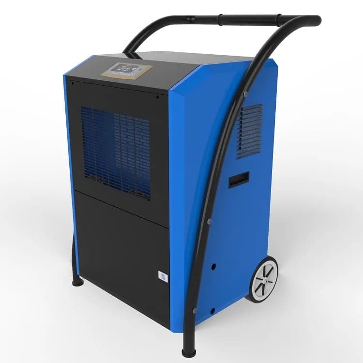 Deumidificatore Intelligente a Spinta Manuale 130 Litri/Giorno con Ruote Facilmente Spostabili per Uso Domestico, Commerciale e Industriale