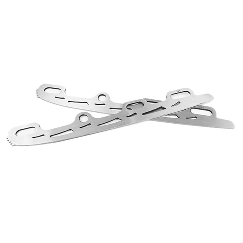 Lama per pattinaggio su ghiaccio Pattino in linea in acciaio inossidabile con dente di coltello per pattini a rotelle per bambini adulti Scarpe 326 mm LPY