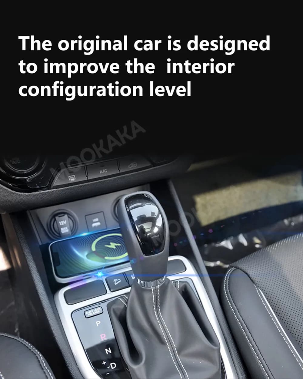 For Hyundai ix25 2015-2019 Quick QI Car Wireless Charger Fast Charging Intelligent Infrared Mobile Phone Dashboard