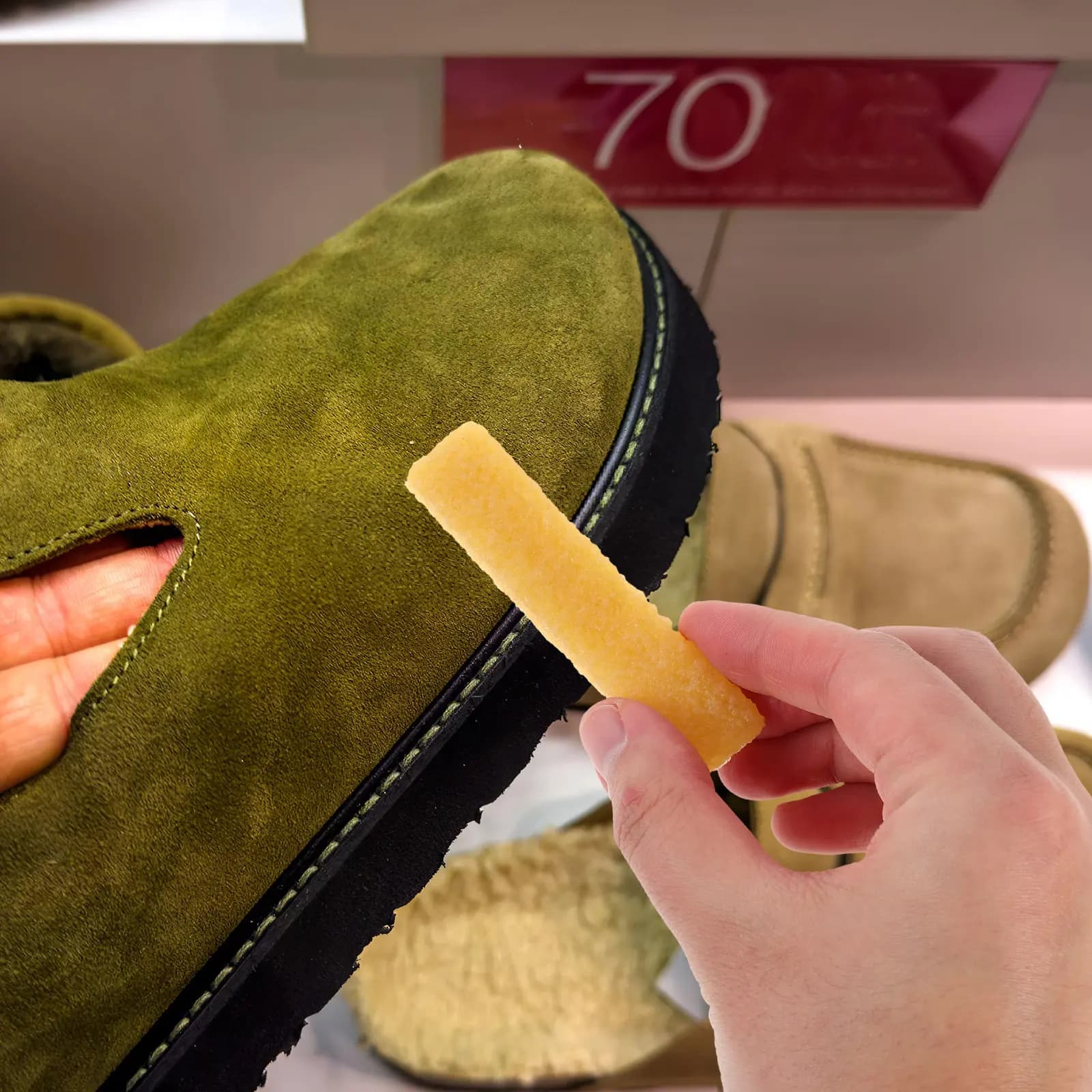 10 Pezzi Gomme Detergenti in Gomma Naturale per Scarpe, Portatili, per Pelle Scamosciata, Blocco Pulitore in Gomma, Rimuovi Macchie Senza Lavaggio per Sneakers Sportive Casual
