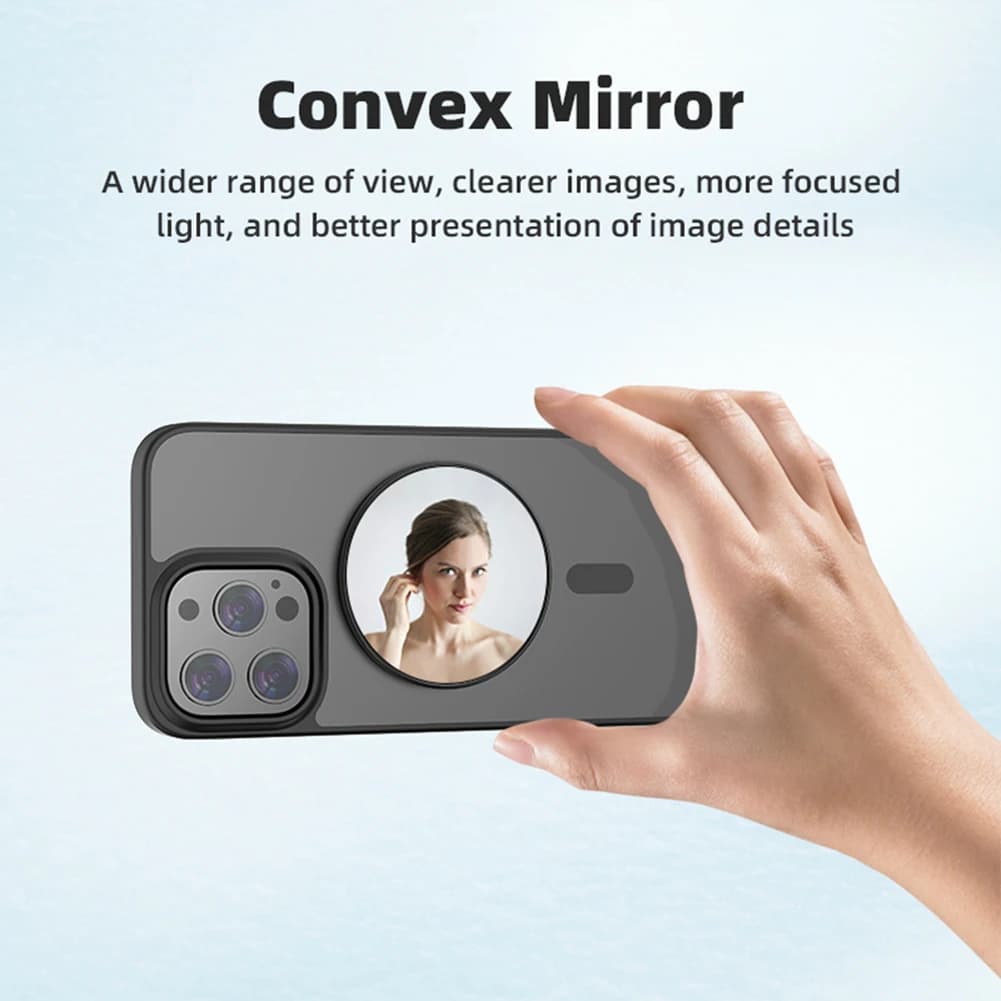 Per Magsafe cellulare filtro fotocamera posteriore HD aspirazione magnetica Selfie specchio riflettente Selfie e Vlogging specchio di riferimento del telefono