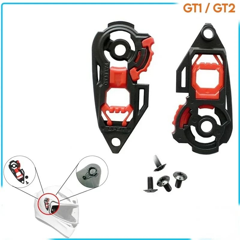 Accessori per parti del casco del motociclo Blocco base visiera del casco per AGV K1 K3SV K5 Casco Moto Meccanismo Capacete Shield Lock