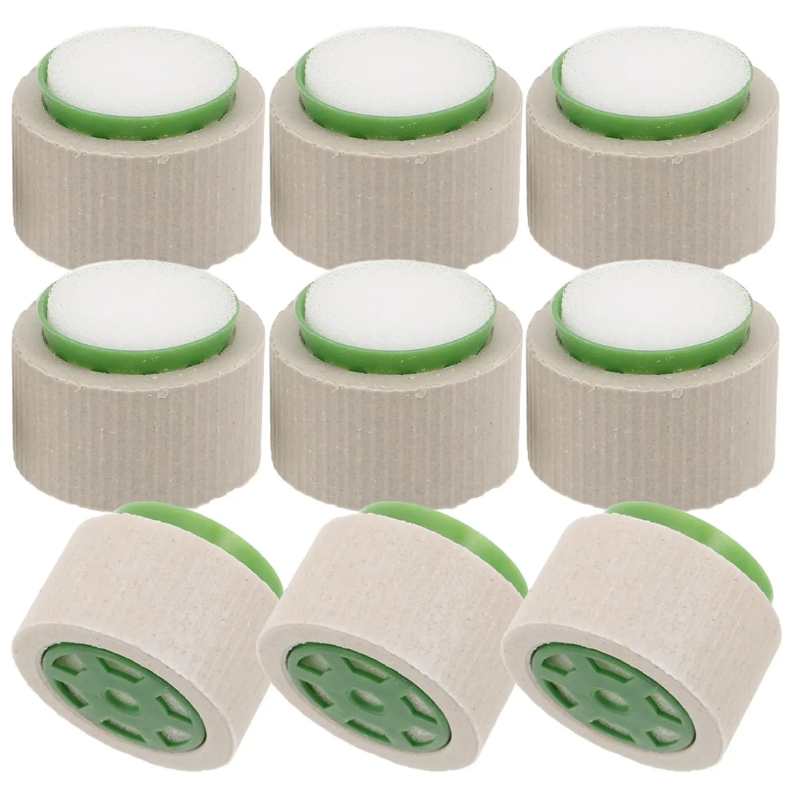 9Pcs Aquarium Ceramic Plant Rings Aquatic Plant Fixed Holder Anti Floating Stabilizer for Freshwater Marine Tank Decoration
