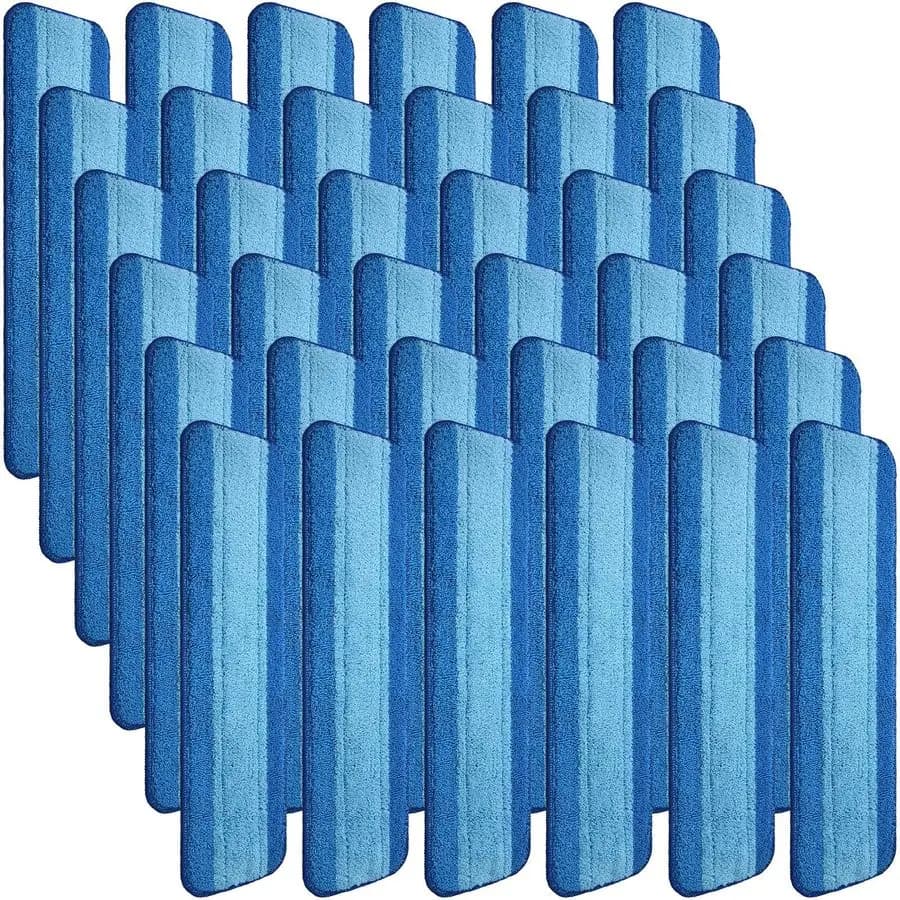 Panni in Microfibra per Pulizia Compatibili con Bona Mop, Ricambi Lavabili da 18 Pollici, Panni di Ricambio Riutilizzabili