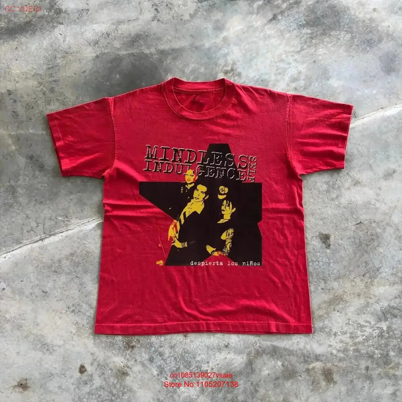 Mindless Self Indulgence MSI Despierta Los Ninos T Shirt Full Size S 5XL BE2765 vintage Lavato Grafica traspirante Casual