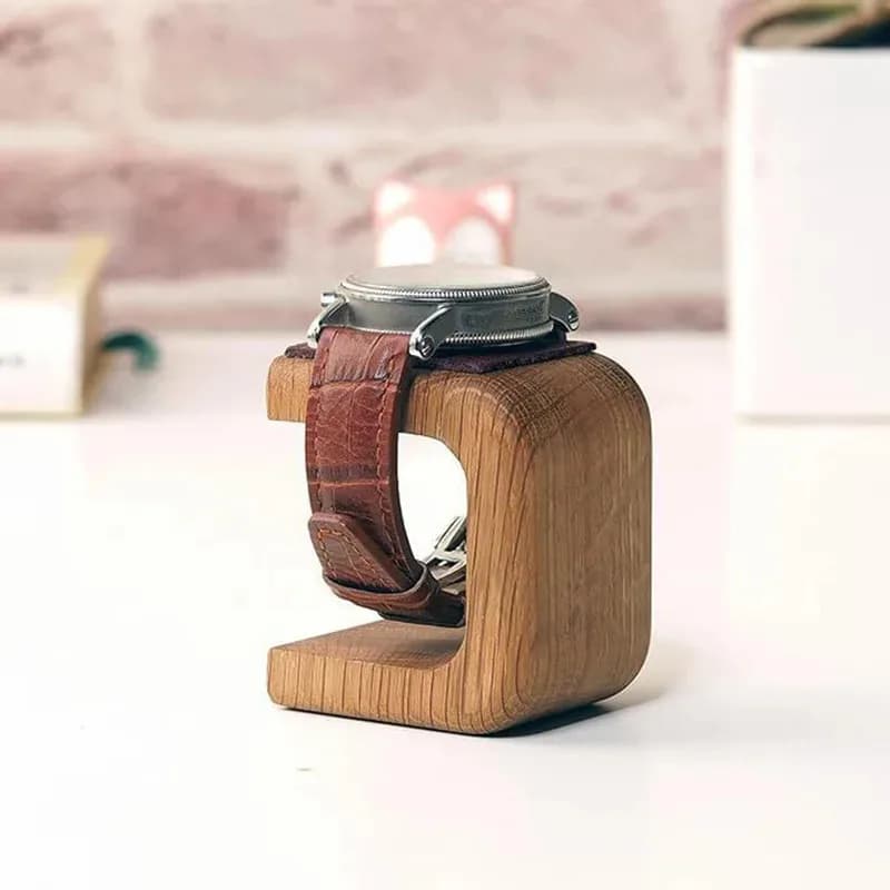 Espositore per Orologi in Legno Massello, Porta Gioielli e Organizer per Bracciali, Anelli e Orologi - Vendita all'Ingrosso