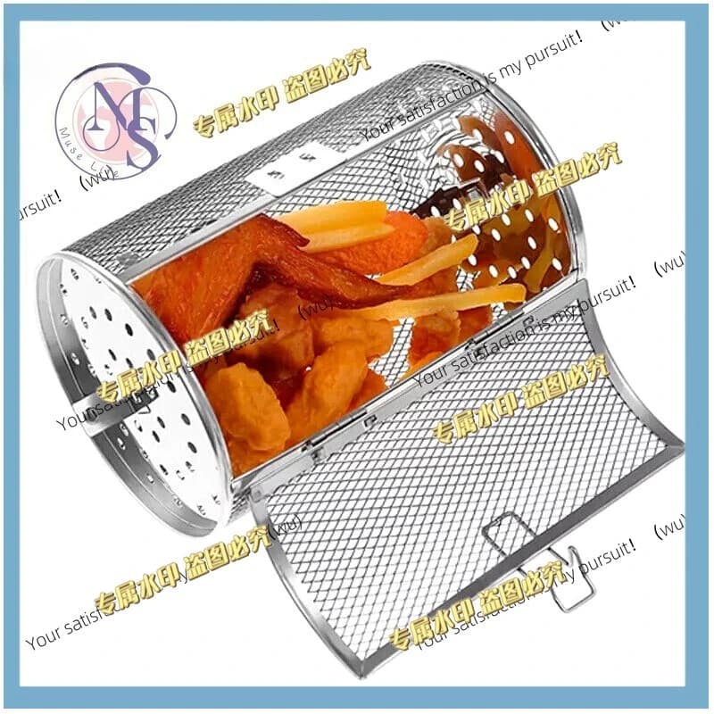 Stainless steel rotating grill, air fryer accessories