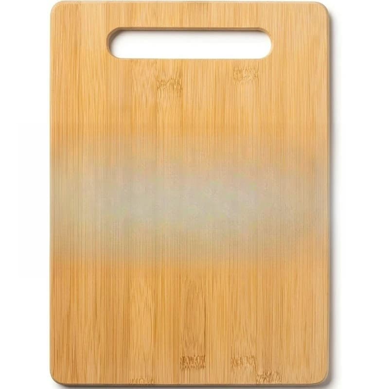Bamboo Cutting Board, 12.5 x 9 in Kitchen Chopping Board with Carry Handle