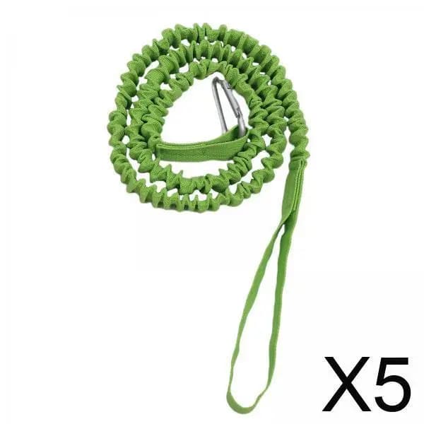 Guinzaglio elastico per pagaia per kayak Canna da pesca Tether Accessori per canoa regolabili Supporto di sicurezza per barche Guanti e kayak