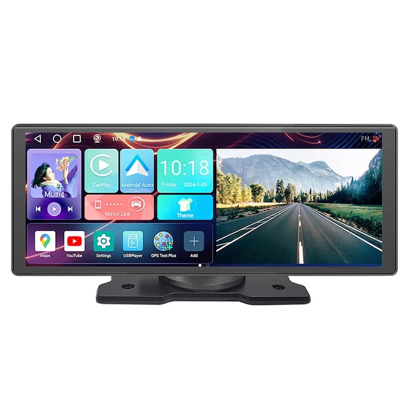 CarPlay wireless navigation display for 10.26 inch Dashcam 4K 1080P Android car with GPS WIFI