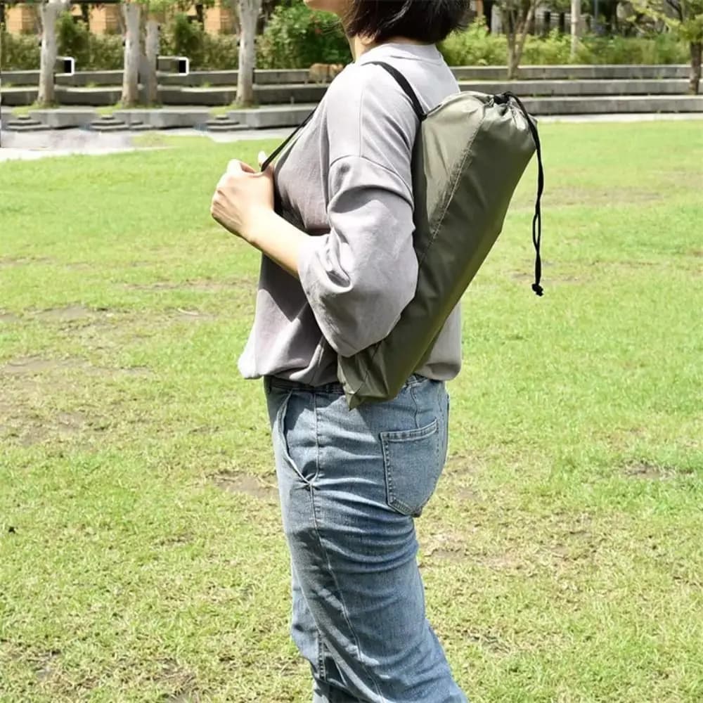 Sedia da Campeggio Pieghevole con Telaio in Lega di Alluminio, Materiale in Tessuto Oxford, Seduta Confortevole, Schienale Pieghevole con Cuscino, Ultra-Leggera