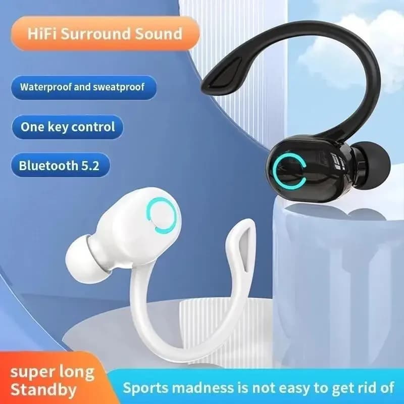 Bluetooth 5.2 TWS Wireless headphones with microphone Mini headphones Vivavoce Waterproof sports earphones for music