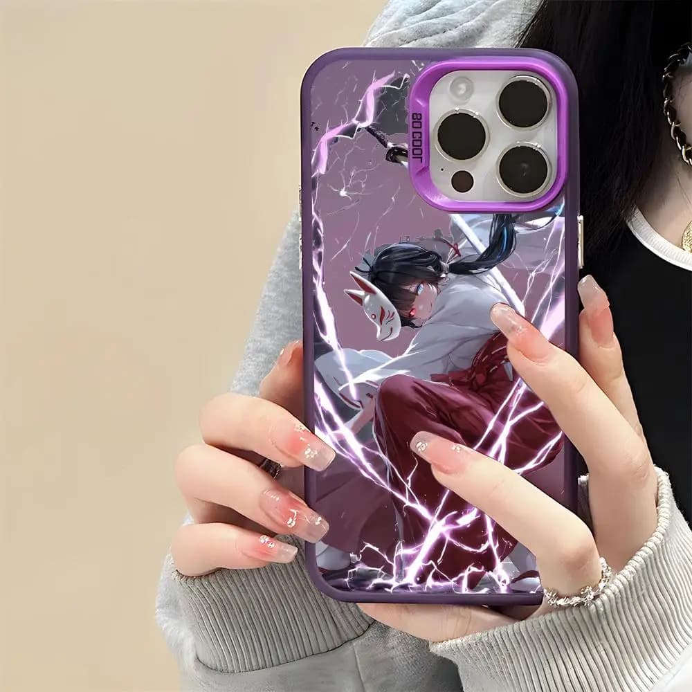 Custodia per telefono KaoruFan per iPhone 17 16 15 14 13 12 11 Pro Max, alla moda, sottile, antiurto e protettiva