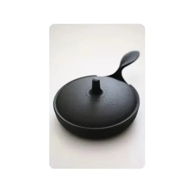 Padella grande professionale con base per induzione, anodizzata resistente, antiaderente, con coperchio.