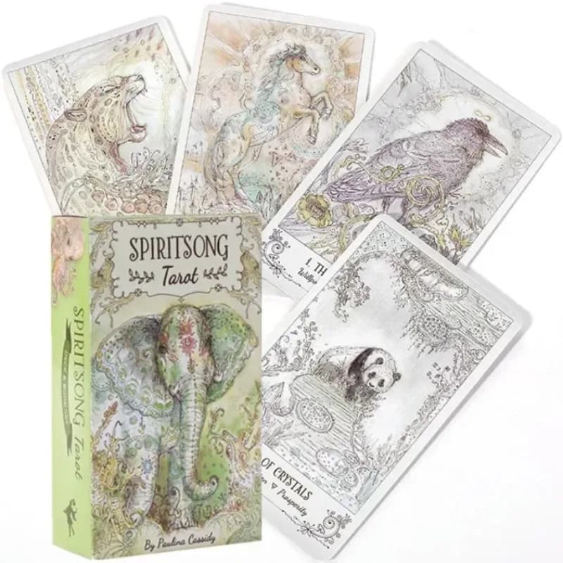 Spiritsong tarocchi Cards Deck Games Oracle Party Playing Card English Tarot Table Game divinazione Fate Entertainment