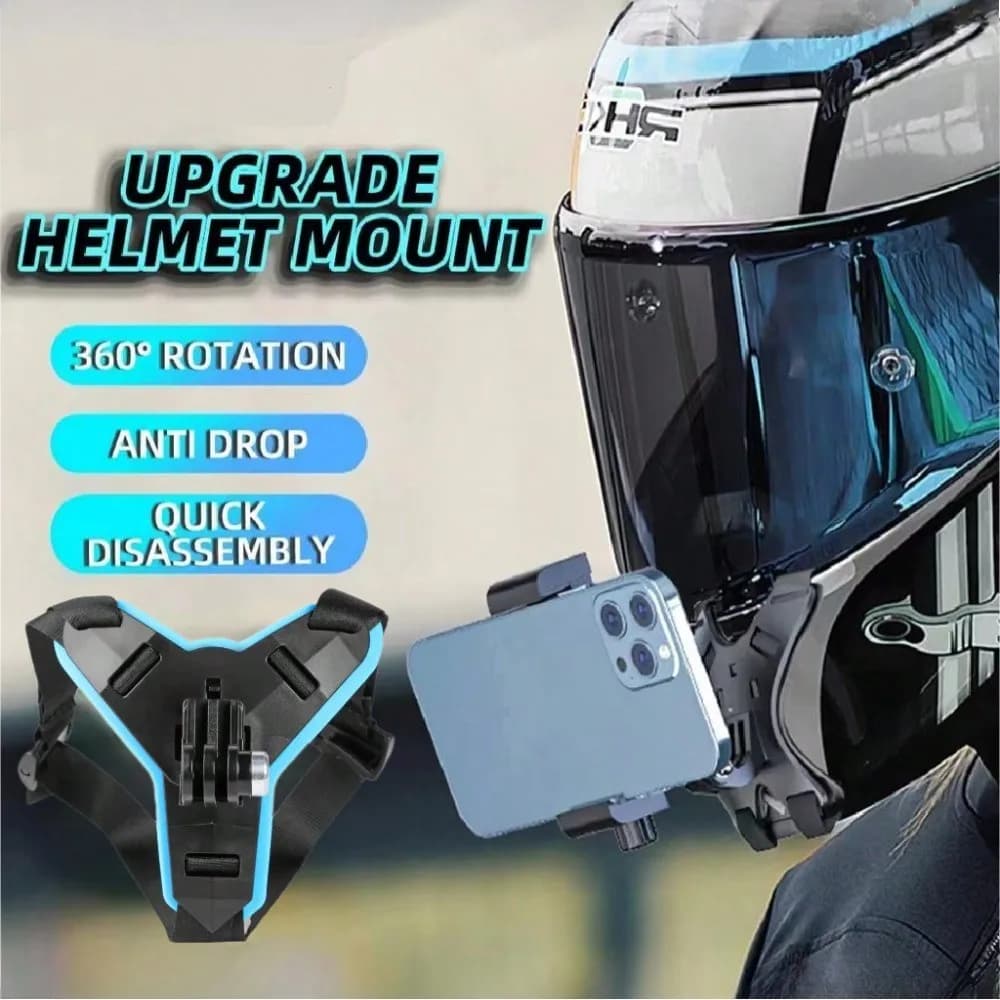 Staffa per casco da motociclista Staffa per casco da moto GoPro Accessori per action e fotocamera sportiva