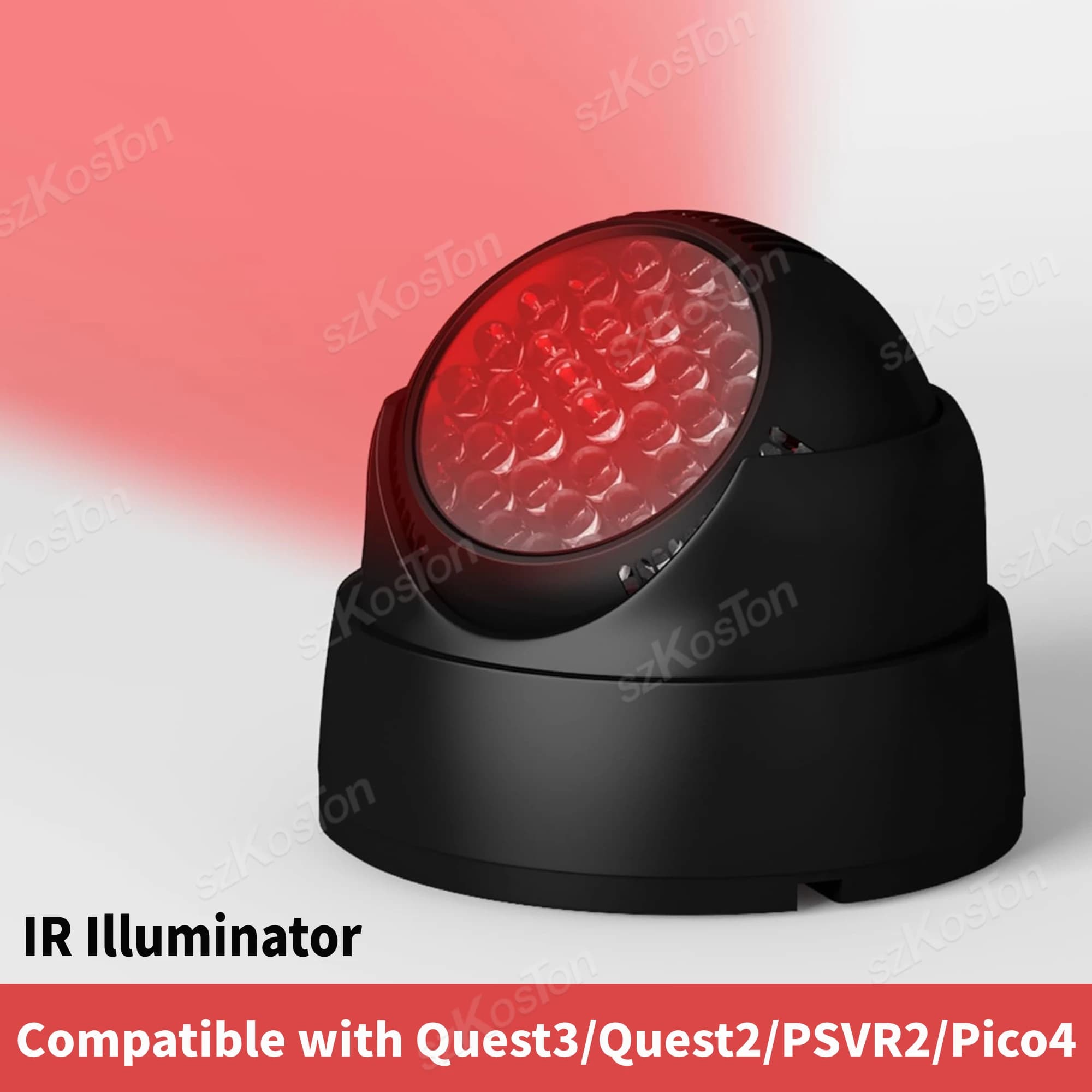 Illuminatore IR VR per Meta Quest 3S /3 PSVR2 Migliora il monitoraggio delle mani Riduce la luce a infrarossi alla deriva per gli accessori Oculus Quest 2
