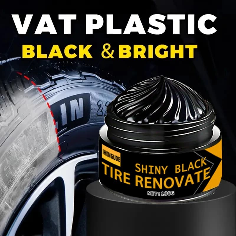 1 pezzo da 100 g di cera per interni ed plastica per interni auto: gomma di recupero, vinile, pneumatici e impiallacciatura | Riparazione dell'ingiallimento del veicolo nero | Recupero e protezione superficie interna ed esterna | Il regalo perfetto del proprietario dell'auto