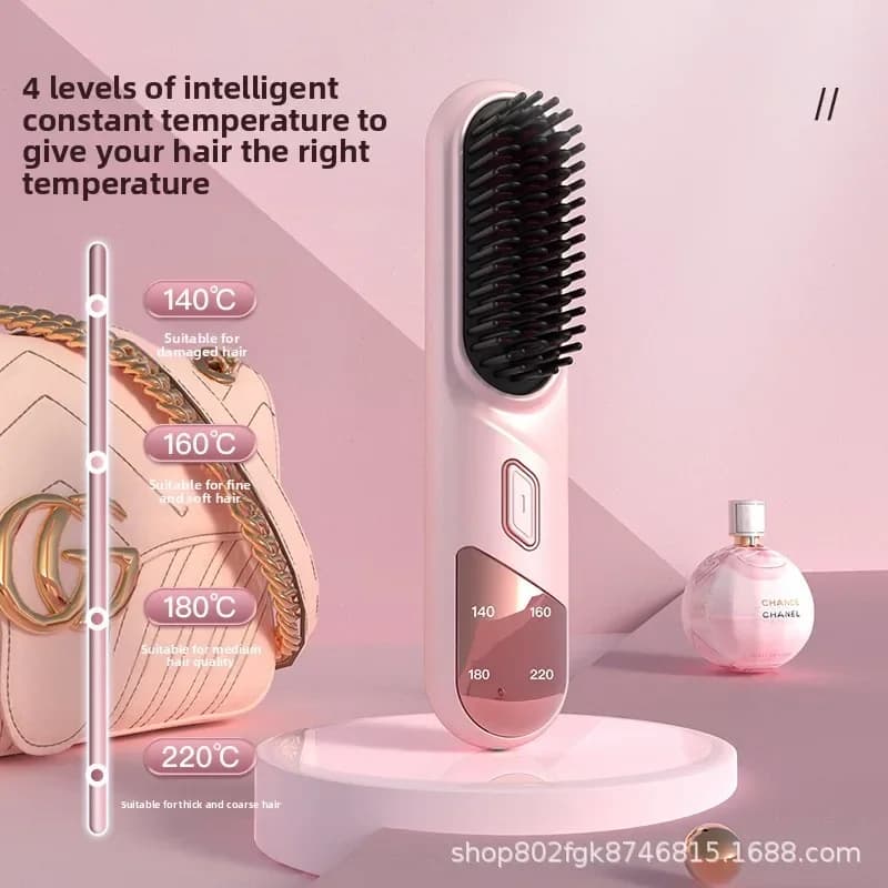 Bestseller negative ion hair plate, does not damage hair, for domestic use, double function: smooth and curly.