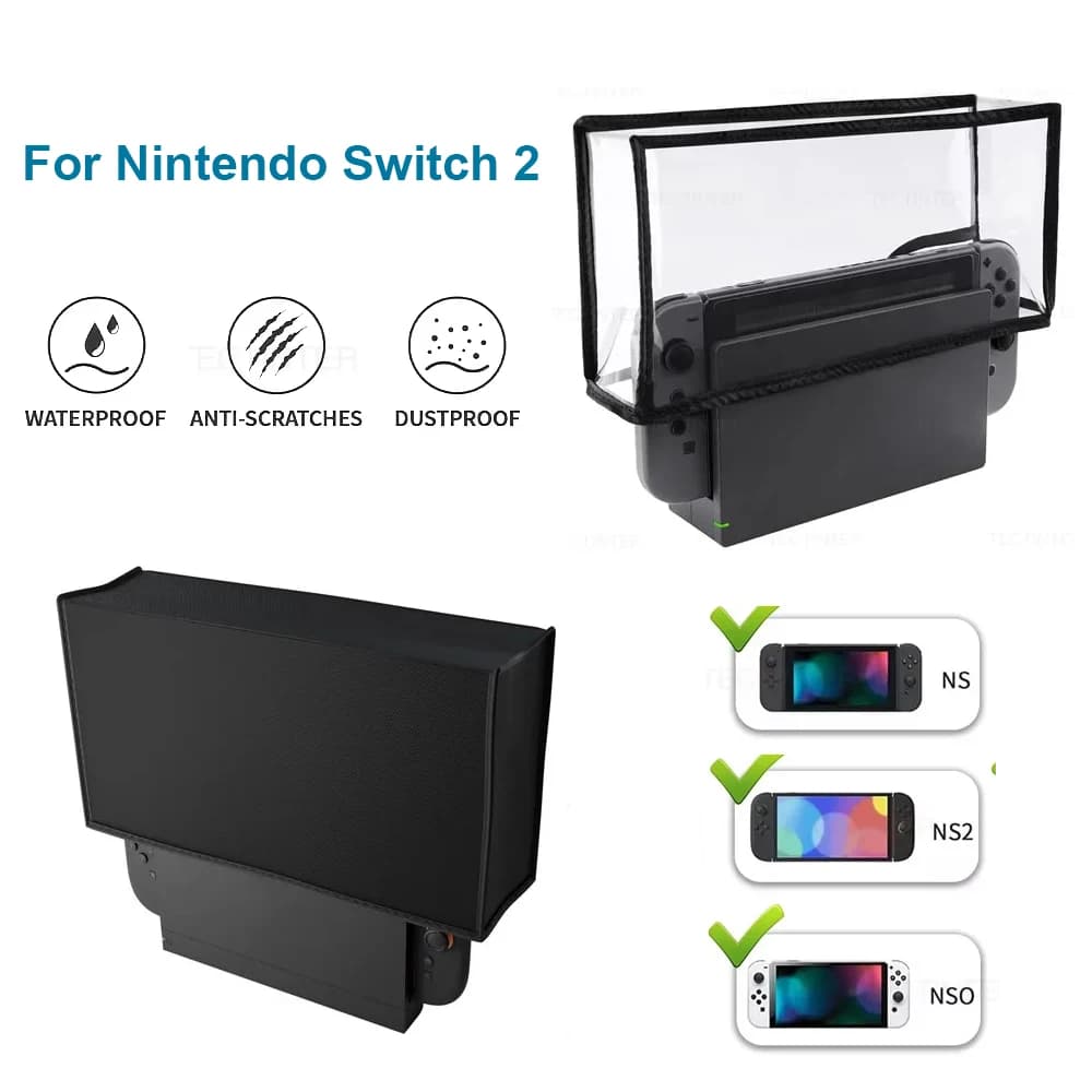Copertura antipolvere per Nintendo Switch 2/OLED Accessori per console di gioco Custodia protettiva per dock Custodia antigraffio antipolvere per NS2