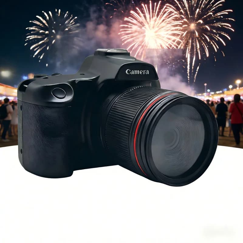 Fotocamera Digitale 48MP con Zoom Ottico 16X e Schermo LCD da 3 Pollici per Vlogging e Fotografia