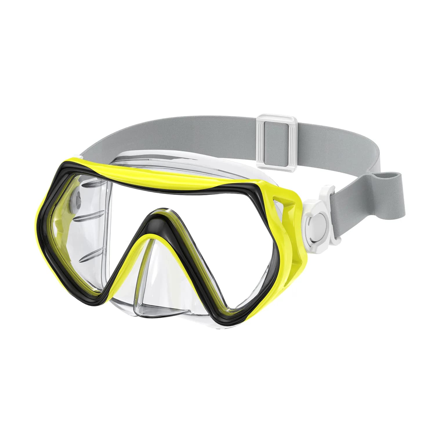 Professional Diving Mask for Adults with Nasal Mask and Snorkeling Equipment Waterproof and Anti-fog - Sales Promotion