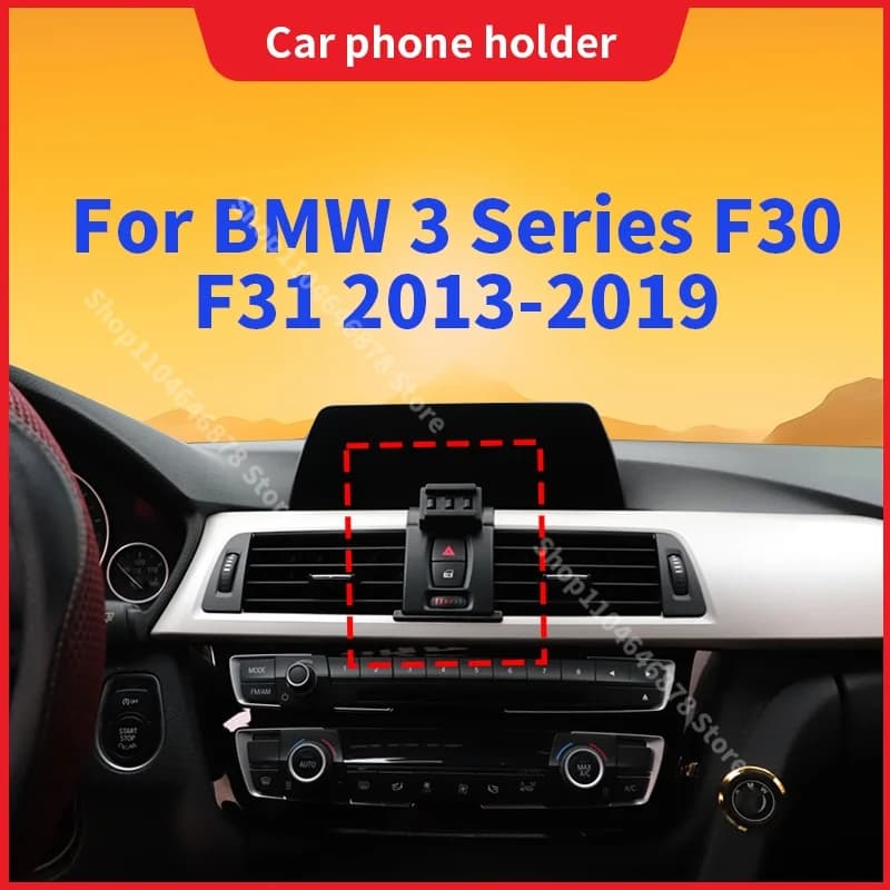 Special Phone Holder For BMW 3 Series F30 F31 2013 2014 2015 2016-2019 Car Phone Mount Smart Sensing Invisible Base Accessories