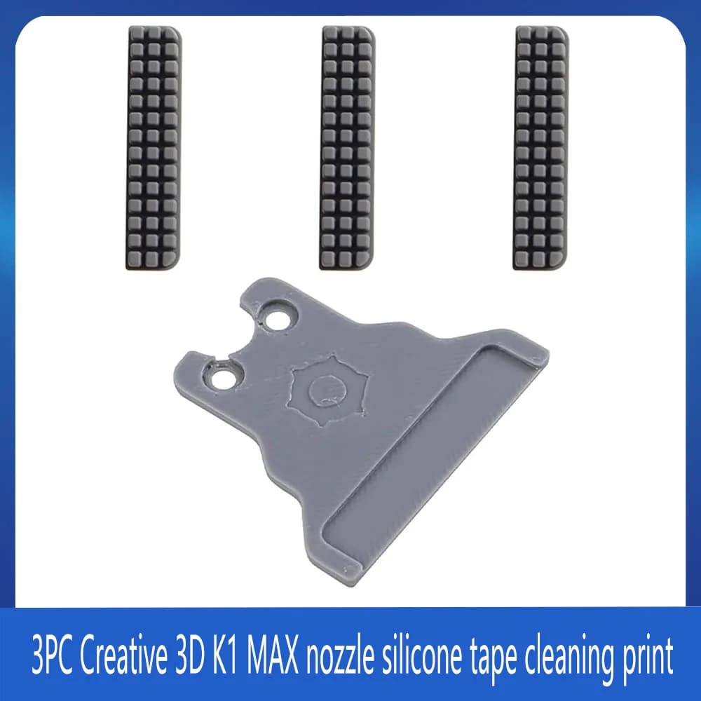 Per Creality K1 K1C K1MAX Ugello Spazzola per pulizia in silicone Kit tergicristallo Ugello stampante 3D Accessori per pulizia ugelli