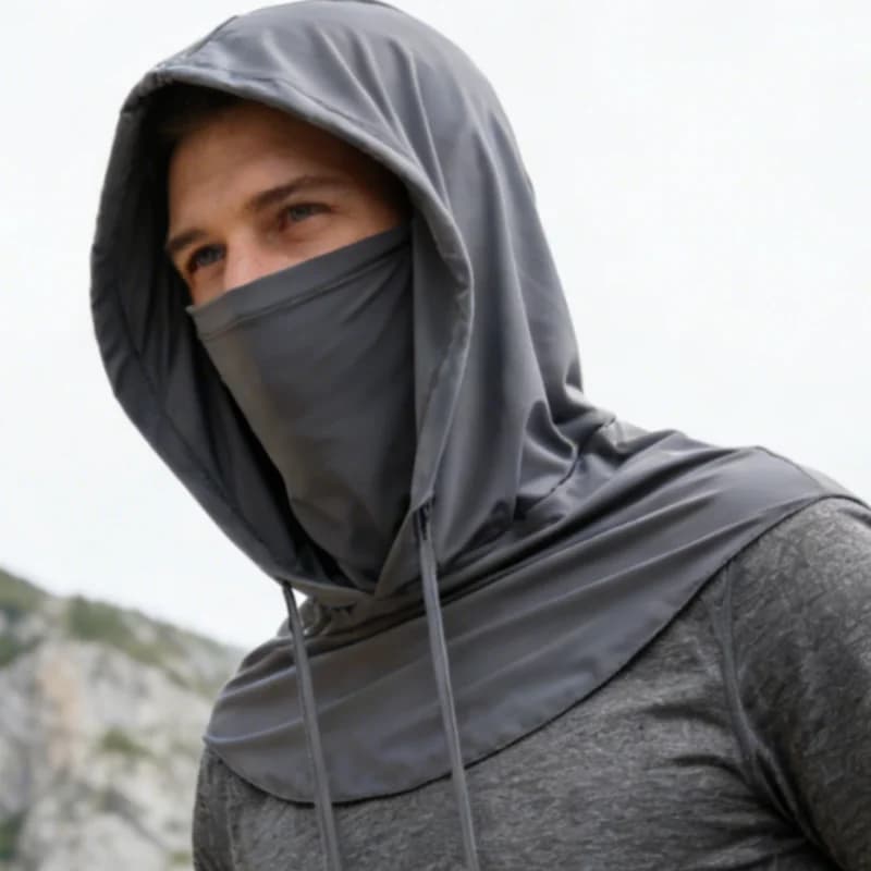 Passamontagna Unisex Traspirante con Protezione Solare, Maschera Integrale per Sport all'Aperto, Pesca, Sci, Ciclismo, Fodera per Casco da Bici e Moto