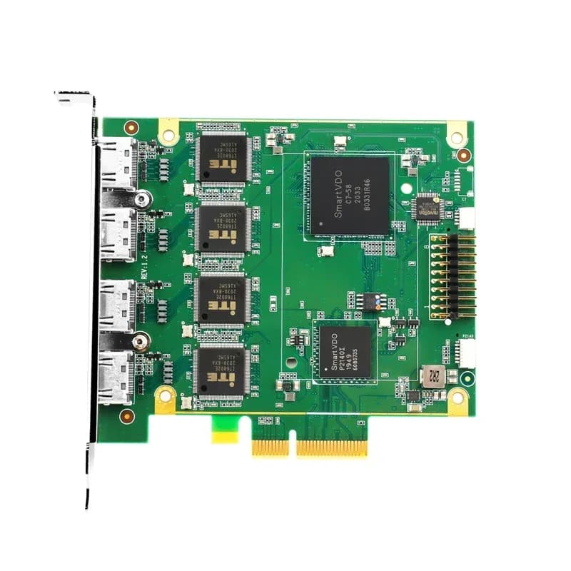 Scheda di acquisizione integrata Registrazione della scheda di acquisizione video ad alta risoluzione 4K a quattro vie