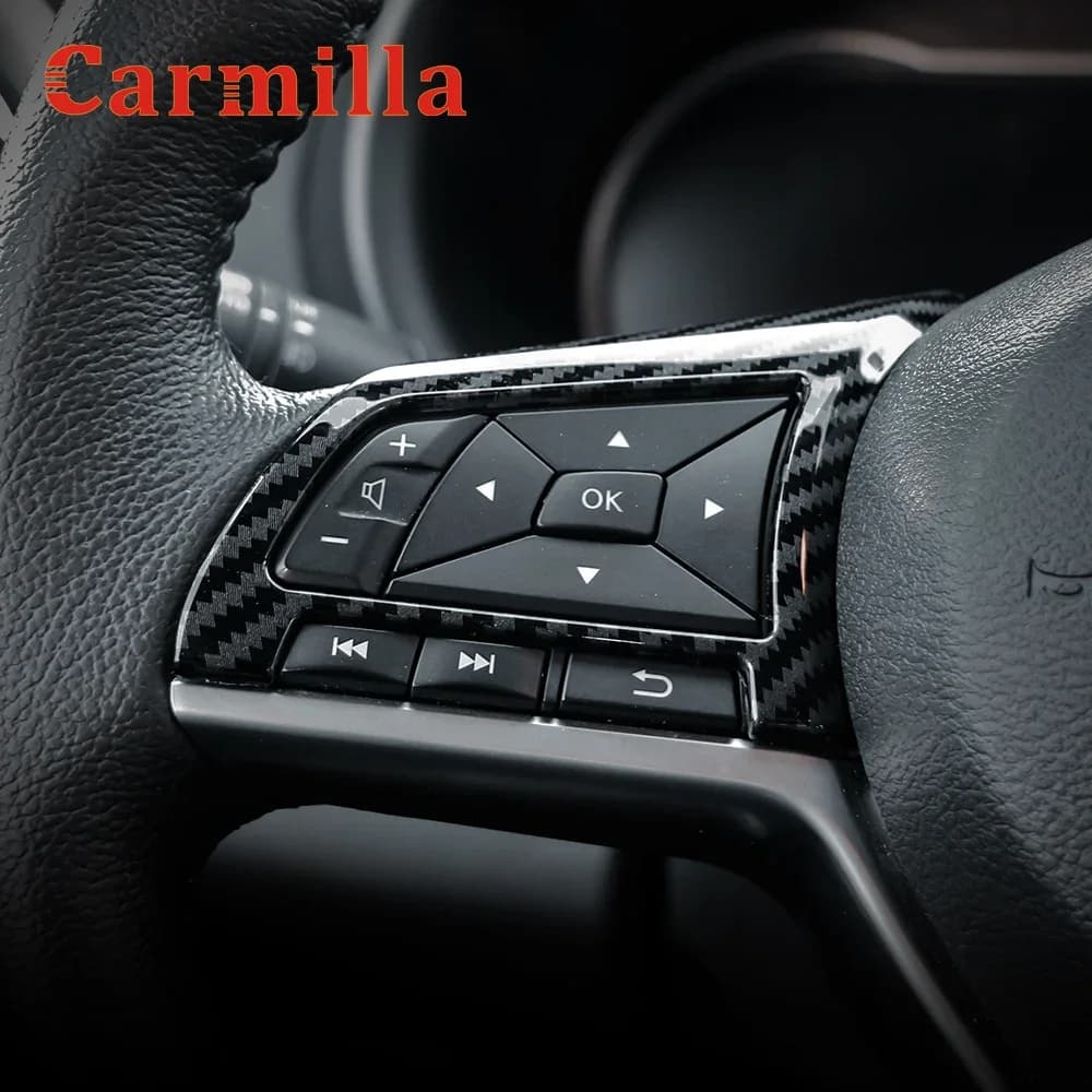 Auto Steering Wheel Cover Trim Wall decal for Nissan Xtrail T32 Rogue Notes Qashqai J11 Versa Juke Micra Kicks Leaf Sentra