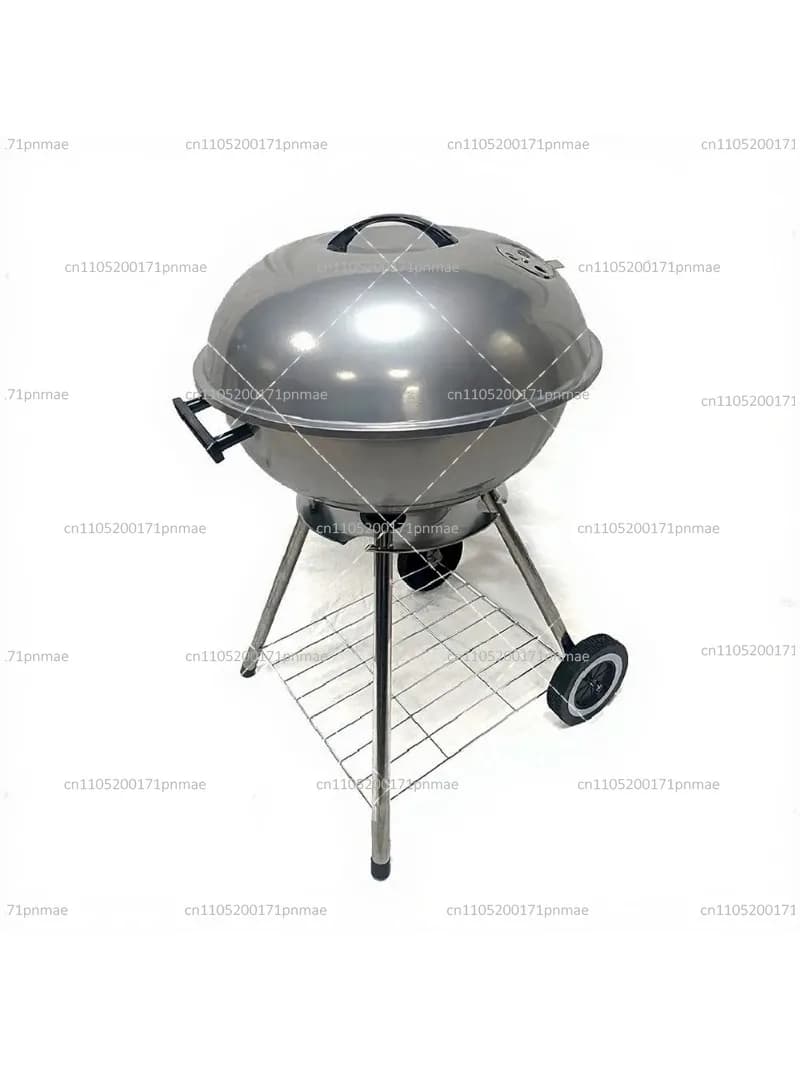 Portable Stove with Wheels for Outdoor Camping, Picnic, Family Courtyard BBQ Grill Cooktop