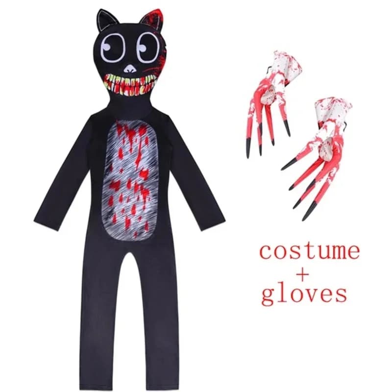Premium Outfit SCP Foundation Cosplay costume Horror Legend Siren Head jumpsuit Doll Black Cartoon Cat 1923 cloth Hallow