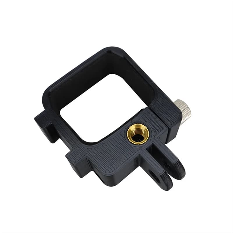 Per DJI Pocket 3 Adattatore di espansione Staffa per fotocamera con giunto cardanico con telaio protettivo per montaggio su slitta fredda per Osmo Pocket 3-ABIU