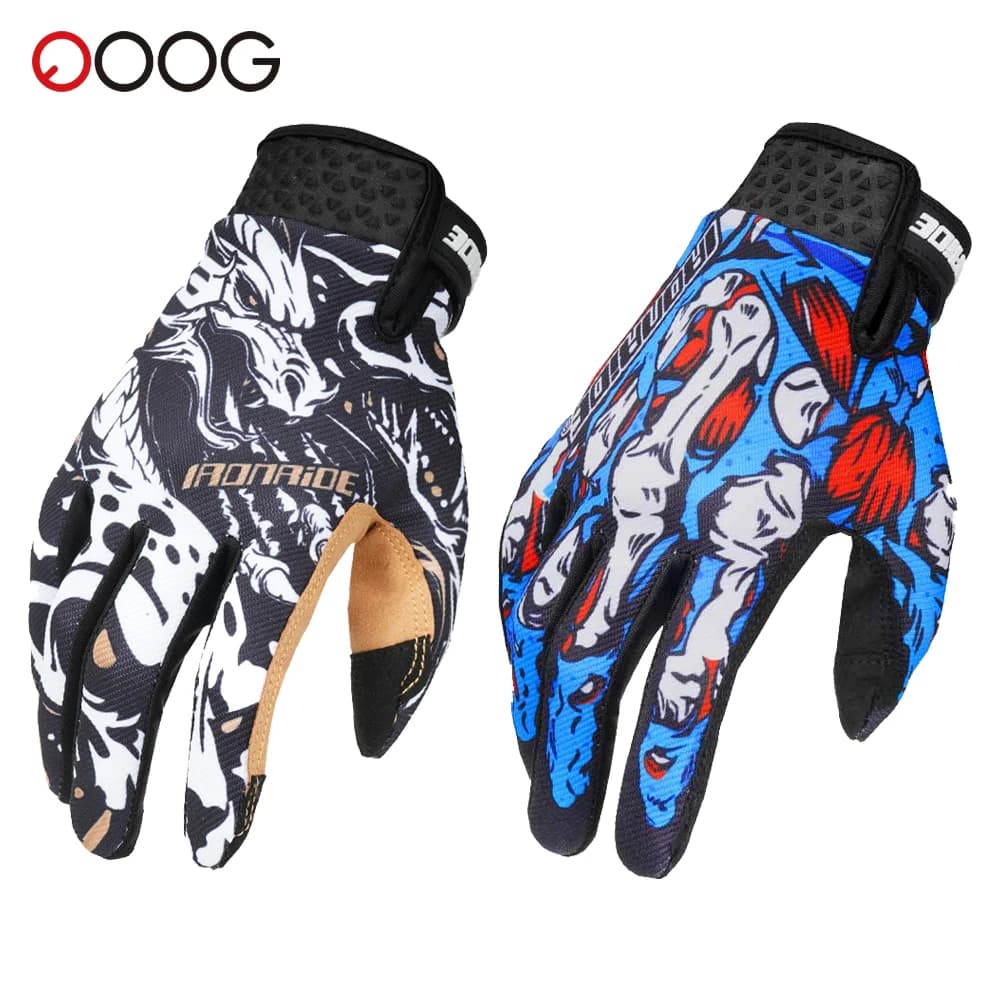 Motocross Gloves Touch Screen Motorcycle Full Finger Gloves Wear-Resistant Motorbike Gloves Anti-slip Protective Gear M-XXL