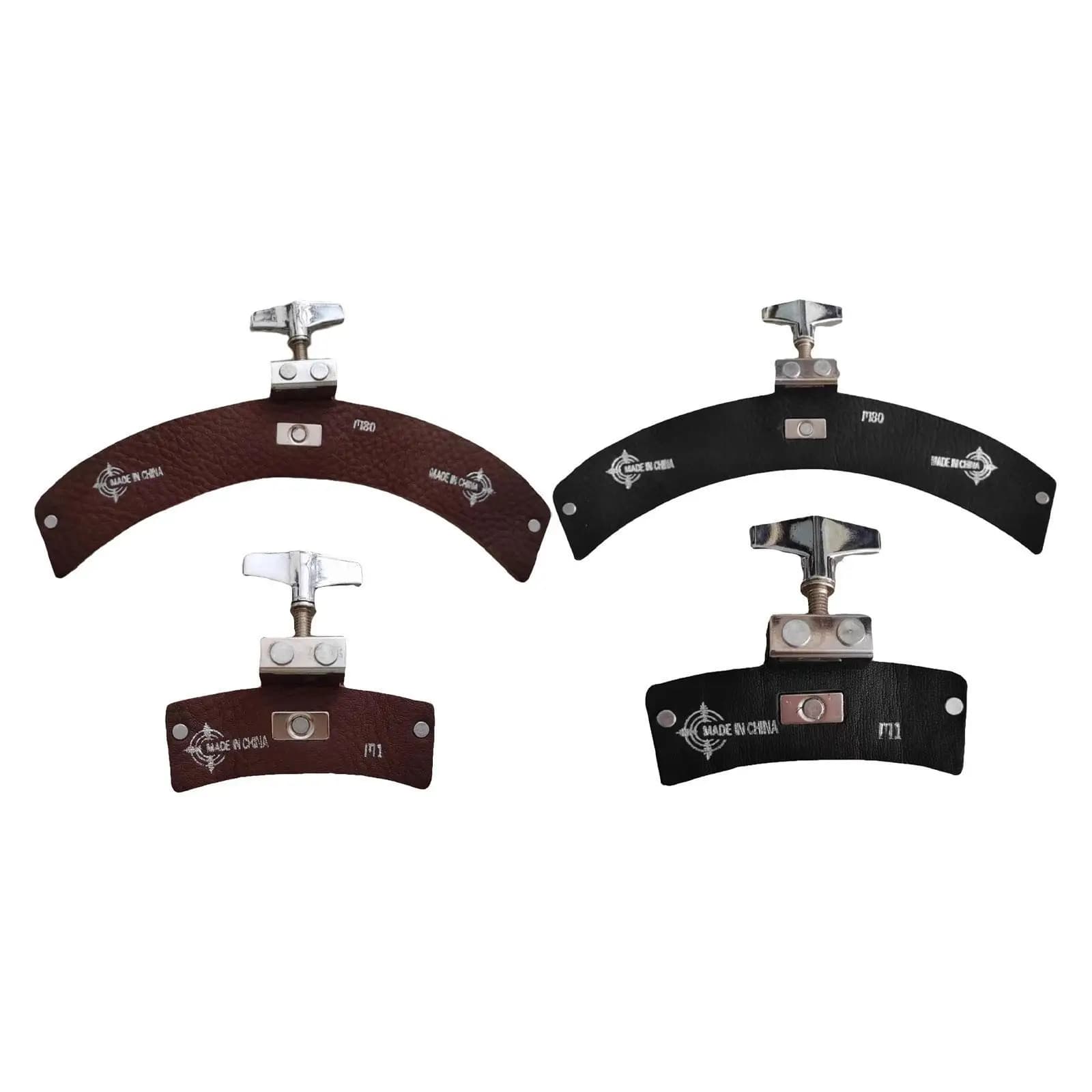 Smorzatore per batteria Ammortizzatore per batteria riutilizzabile professionale in pelle Muto per strumenti a percussione Snare Bass Kit per batteria per interni ed esterni